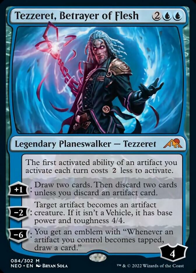 Tezzeret, Betrayer of Flesh [Kamigawa: Neon Dynasty] | Tabernacle Games