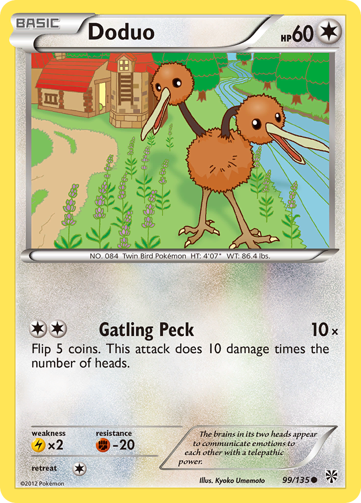 Doduo (99/135) [Black & White: Plasma Storm] | Tabernacle Games