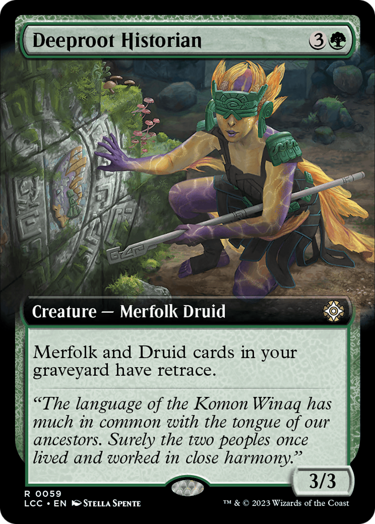 Deeproot Historian (Extended Art) [The Lost Caverns of Ixalan Commander] | Tabernacle Games