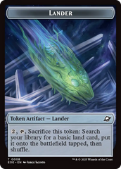 Beast (0006) // Lander Double-Sided Token [Edge of Eternities Tokens] | Tabernacle Games