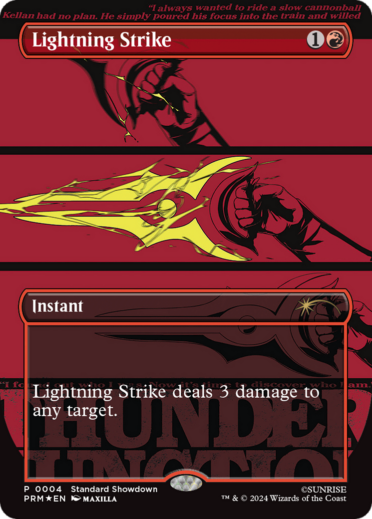 Lightning Strike [Standard Showdown Promos] | Tabernacle Games