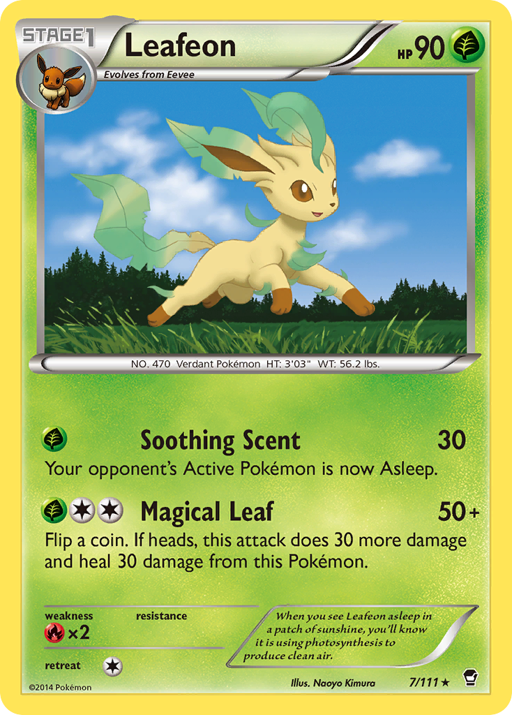 Leafeon (7/111) [XY: Furious Fists] | Tabernacle Games