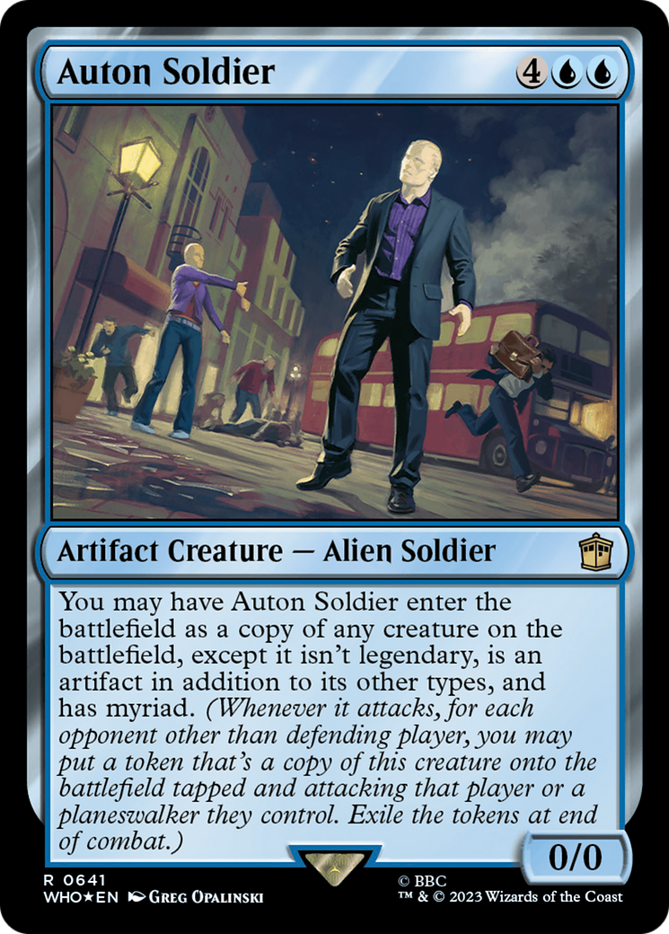 Auton Soldier (Surge Foil) [Doctor Who] | Tabernacle Games