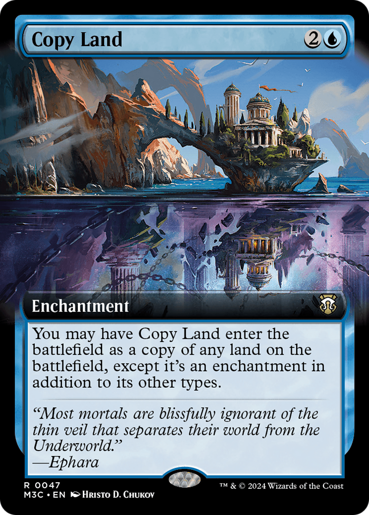 Copy Land (Extended Art) [Modern Horizons 3 Commander] | Tabernacle Games