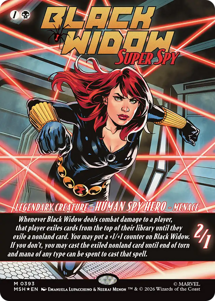 Black Widow, Super Spy (Borderless) (0393) [Marvel Super Heroes] | Tabernacle Games