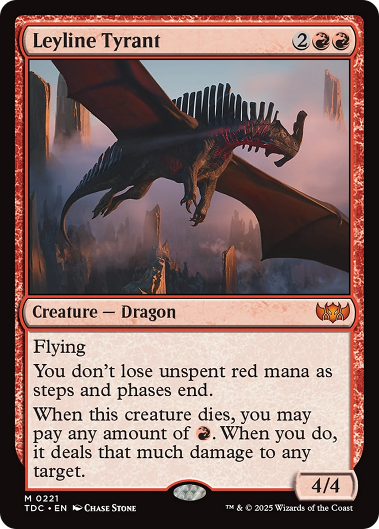Leyline Tyrant [Tarkir: Dragonstorm Commander] | Tabernacle Games