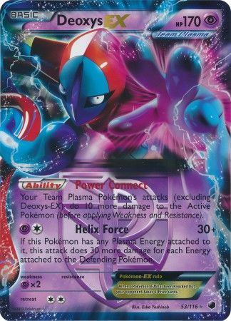 Deoxys EX (53/116) (Jumbo Card) [Black & White: Plasma Freeze] | Tabernacle Games