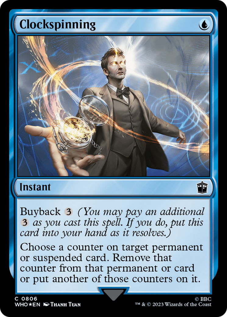 Clockspinning (Surge Foil) [Doctor Who] | Tabernacle Games