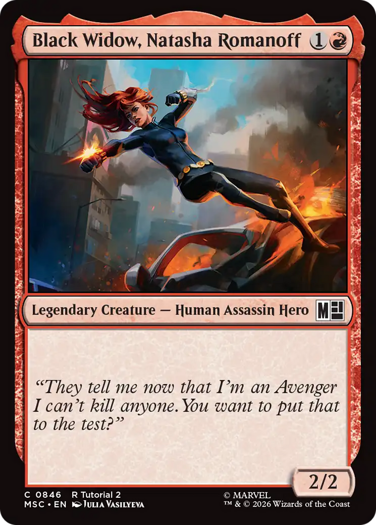 Black Widow, Natasha Romanoff (0846) [Marvel Super Heroes Commander] | Tabernacle Games