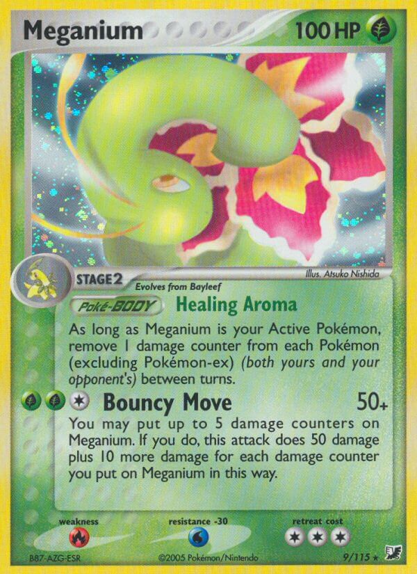 Meganium (9/115) (Theme Deck Exclusive) [EX: Unseen Forces] | Tabernacle Games