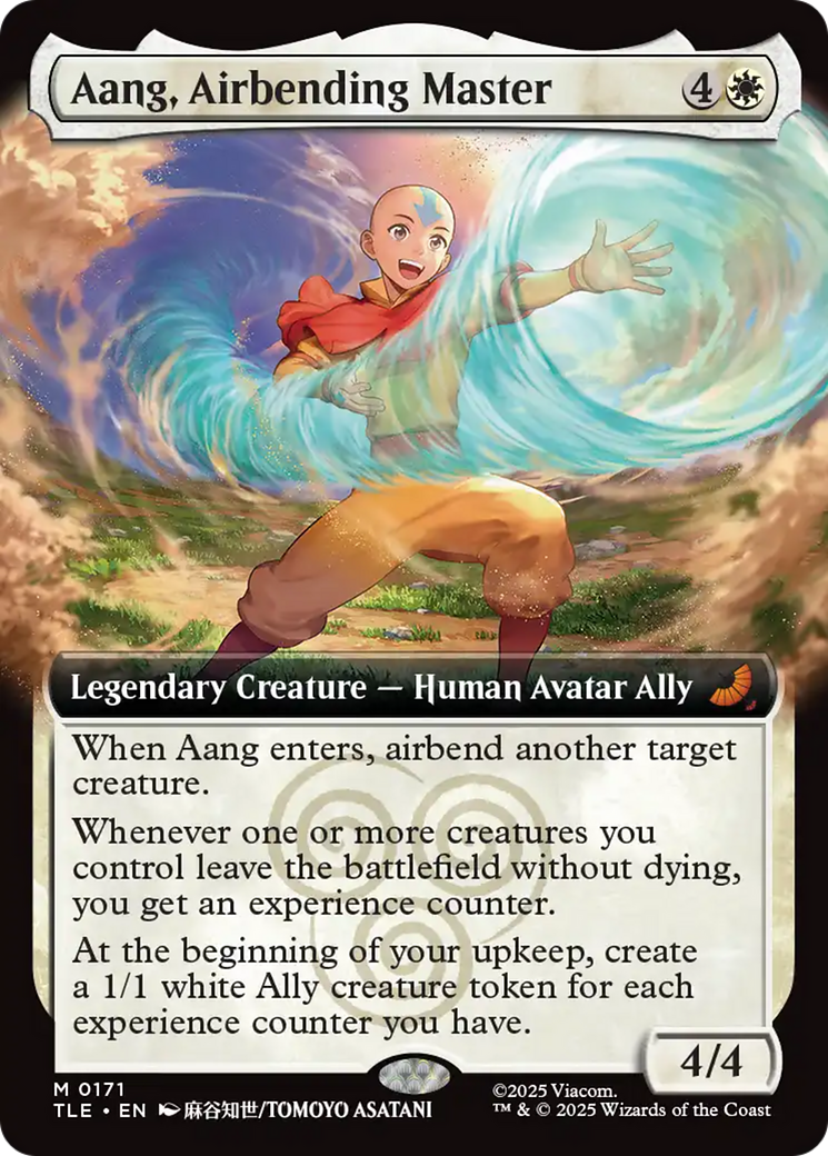 Aang, Airbending Master (Extended Art) [Avatar: The Last Airbender: Eternal-Legal] | Tabernacle Games