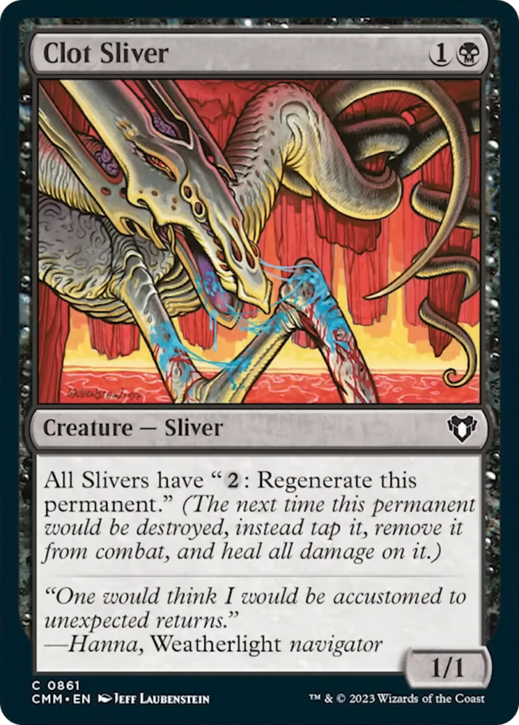 Clot Sliver [Commander Masters] | Tabernacle Games