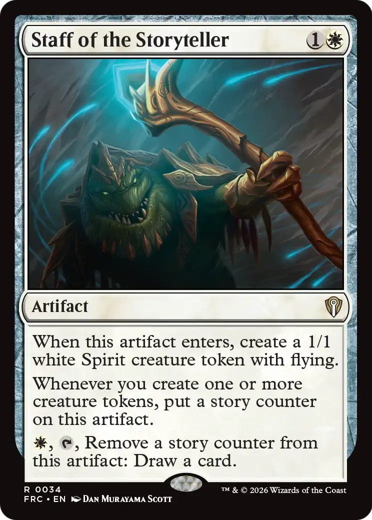 Staff of the Storyteller [Reality Fracture Commander] | Tabernacle Games