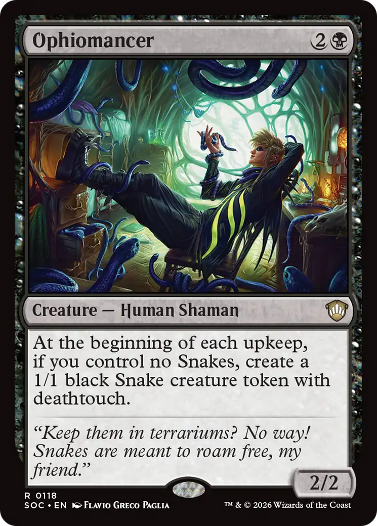 Ophiomancer [Secrets of Strixhaven Commander] | Tabernacle Games