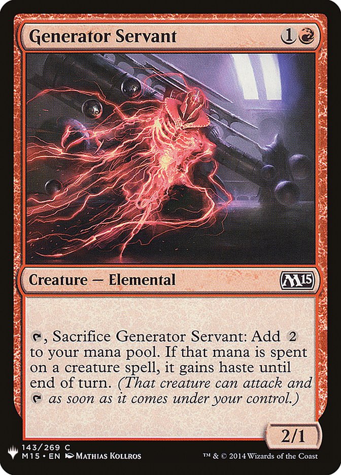 Generator Servant [Mystery Booster] | Tabernacle Games