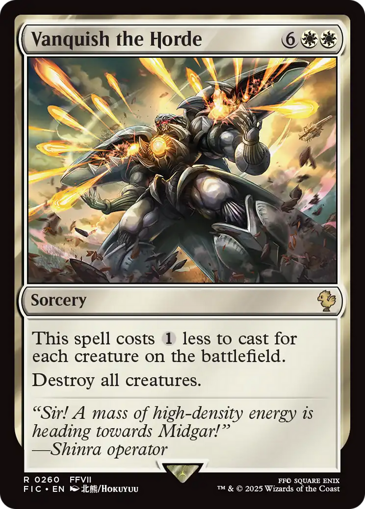Vanquish the Horde [FINAL FANTASY Commander] | Tabernacle Games