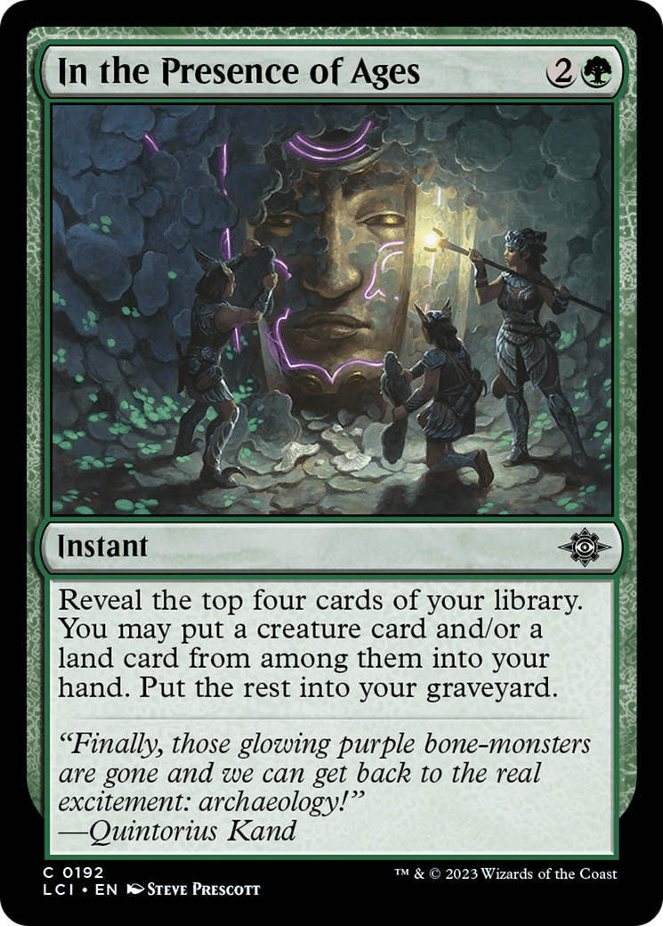 In the Presence of Ages [The Lost Caverns of Ixalan] | Tabernacle Games