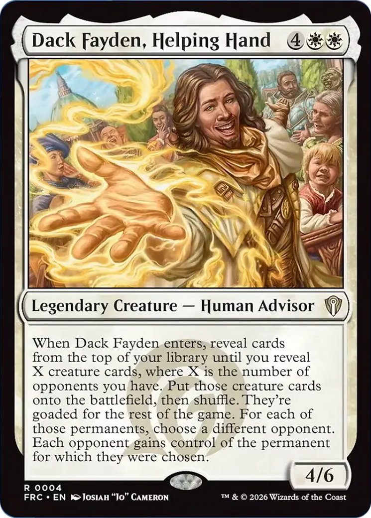 Dack Fayden, Helping Hand [Reality Fracture Commander] | Tabernacle Games