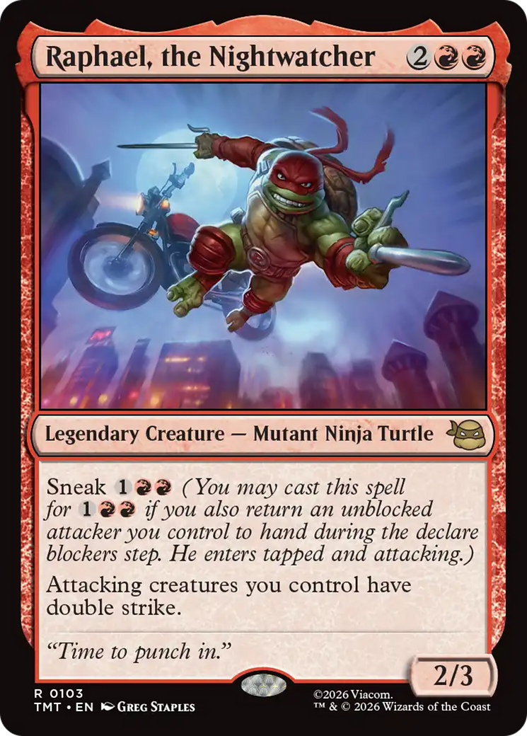 Raphael, the Nightwatcher [Teenage Mutant Ninja Turtles] | Tabernacle Games