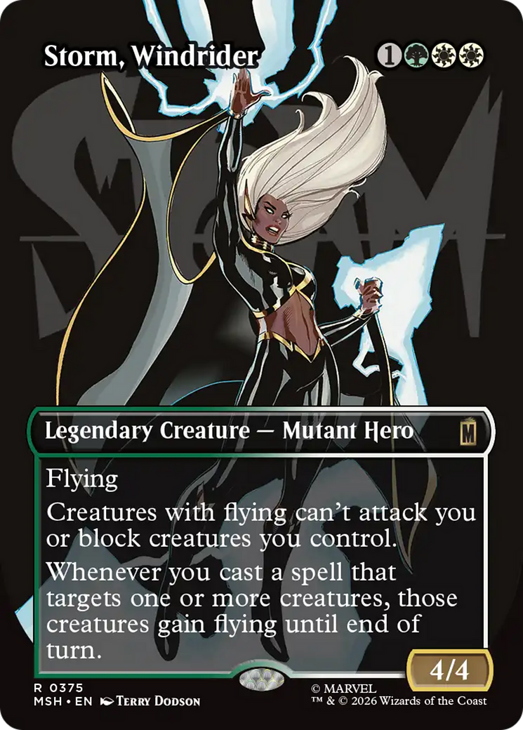 Storm, Windrider (Borderless) [Marvel Super Heroes] | Tabernacle Games
