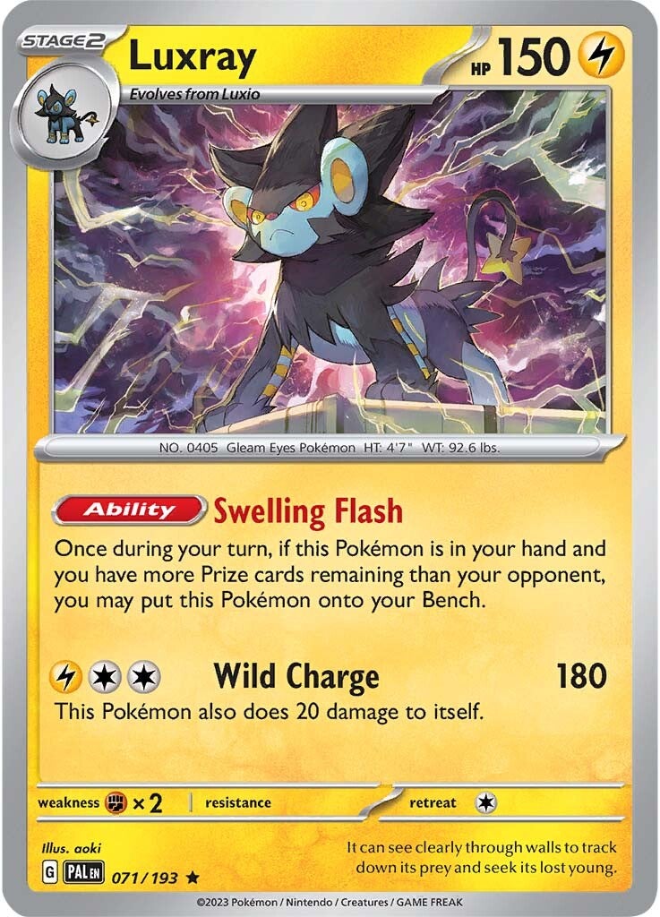 Luxray (071/193) [Scarlet & Violet: Paldea Evolved] | Tabernacle Games