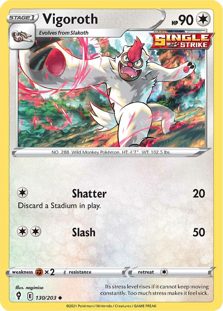 Vigoroth (130/203) [Sword & Shield: Evolving Skies] | Tabernacle Games