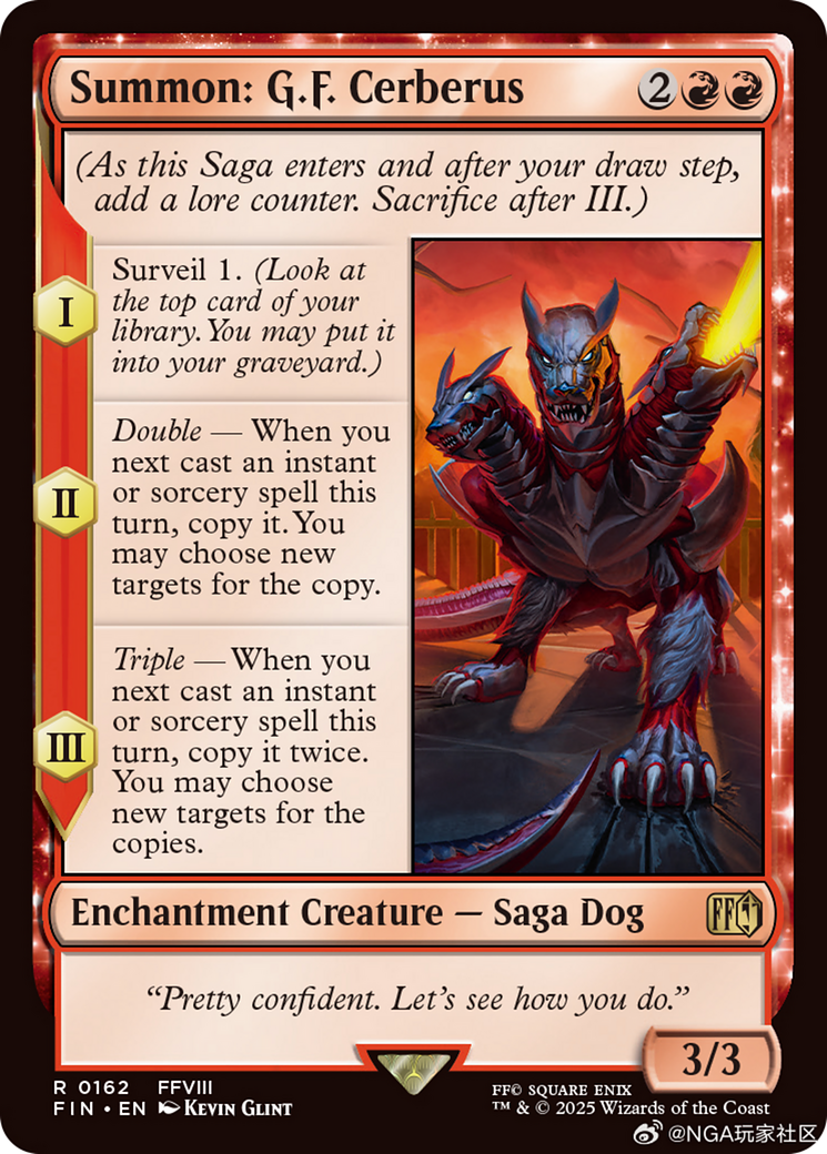 Summon: G.F. Cerberus [FINAL FANTASY] | Tabernacle Games