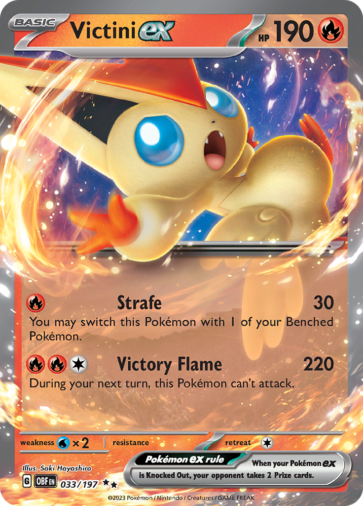 Victini ex (033/197) [Scarlet & Violet: Obsidian Flames] | Tabernacle Games