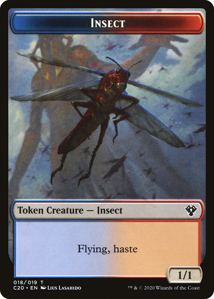 Treasure // Insect Double-Sided Token [Secret Lair: Heads I Win, Tails You Lose Tokens] | Tabernacle Games