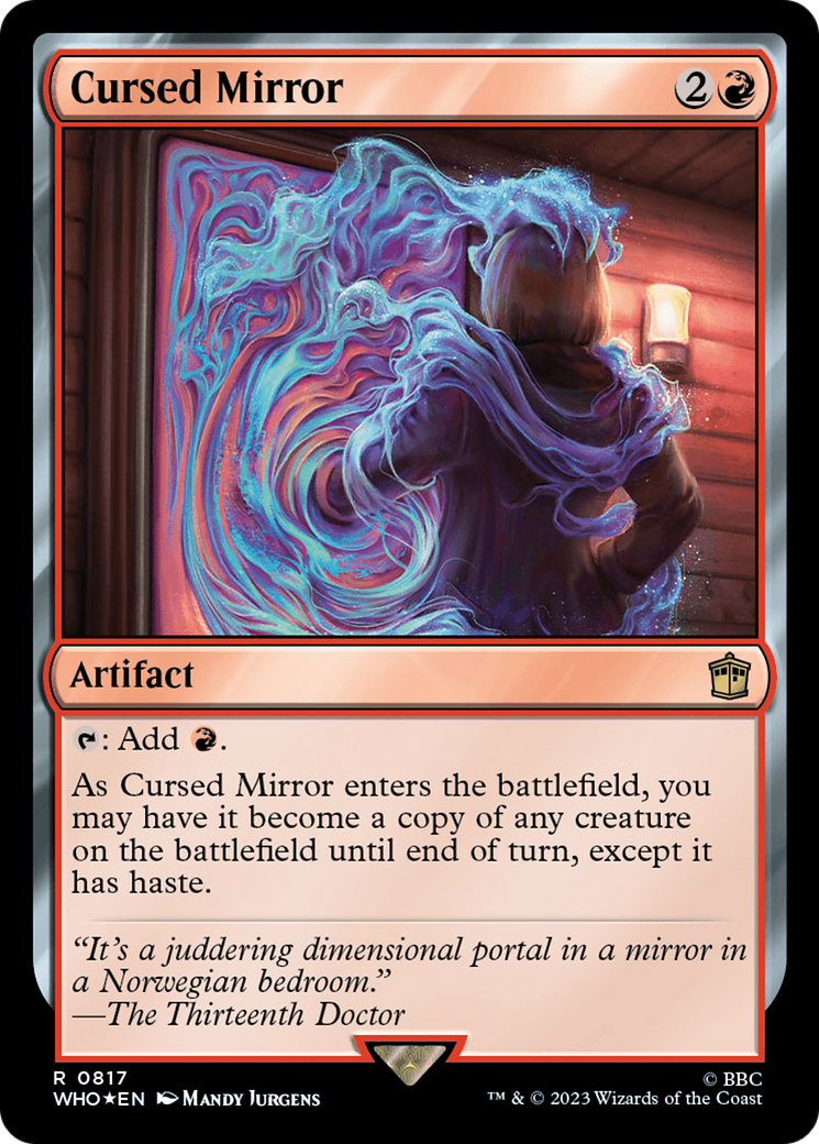 Cursed Mirror (Surge Foil) [Doctor Who] | Tabernacle Games