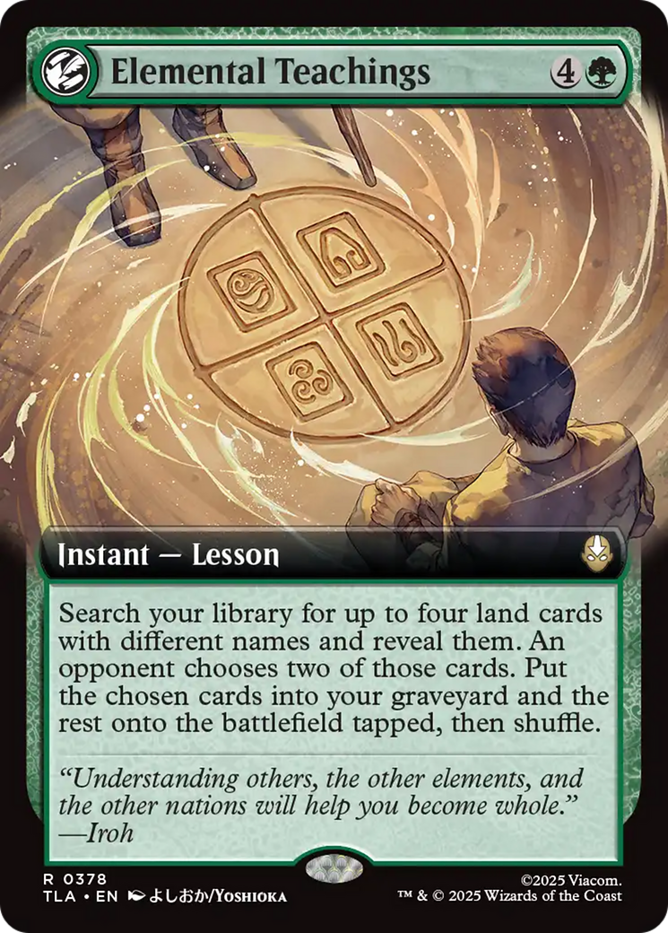 Elemental Teachings (Extended Art) [Avatar: The Last Airbender] | Tabernacle Games