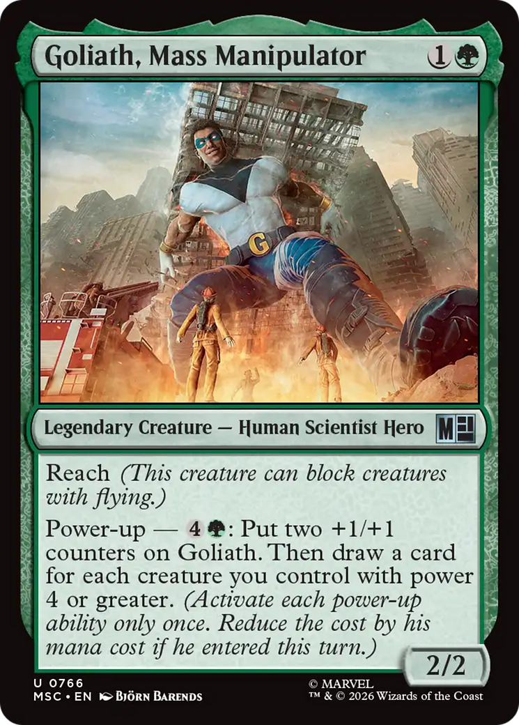 Goliath, Mass Manipulator [Marvel Super Heroes Commander] | Tabernacle Games