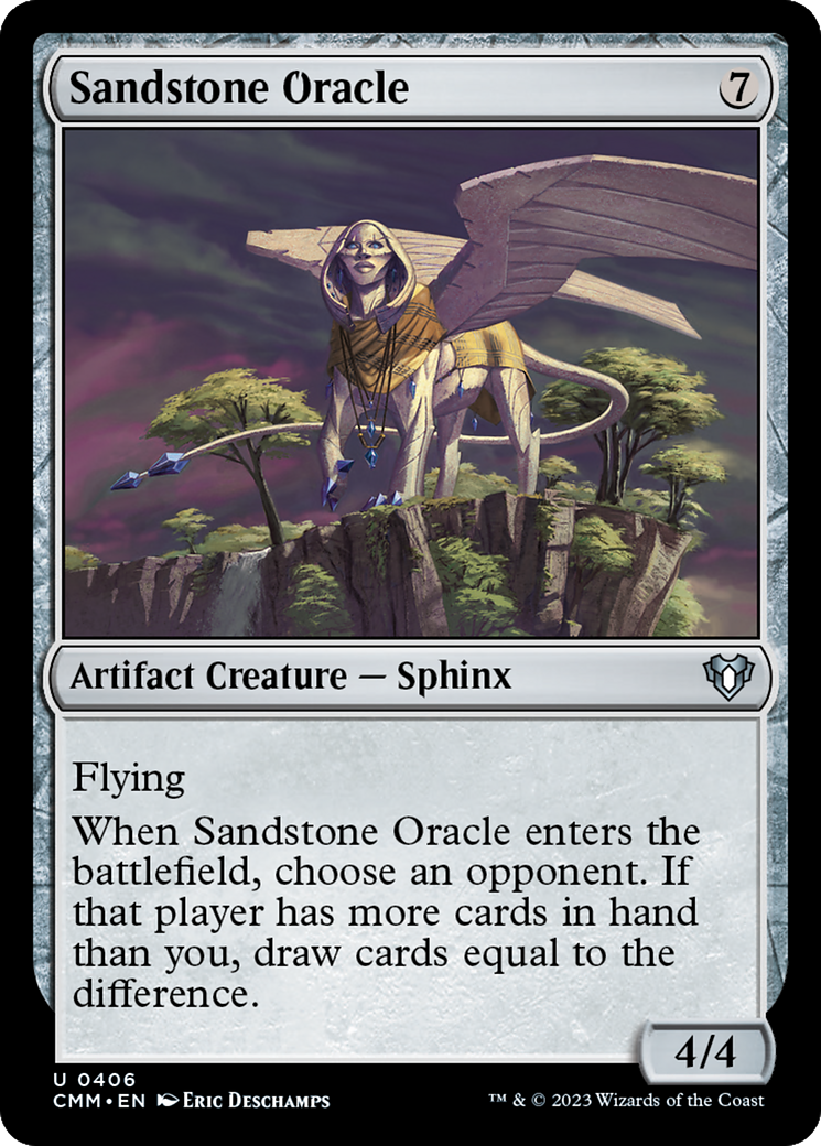 Sandstone Oracle [Commander Masters] | Tabernacle Games