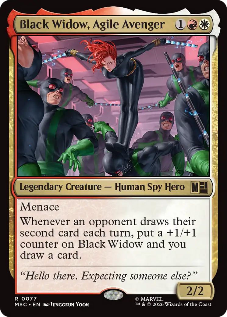 Black Widow, Agile Avenger [Marvel Super Heroes Commander] | Tabernacle Games