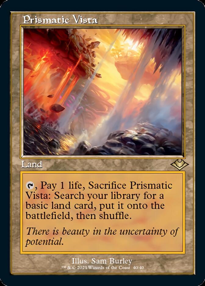 Prismatic Vista (Retro Foil Etched) [Modern Horizons] | Tabernacle Games