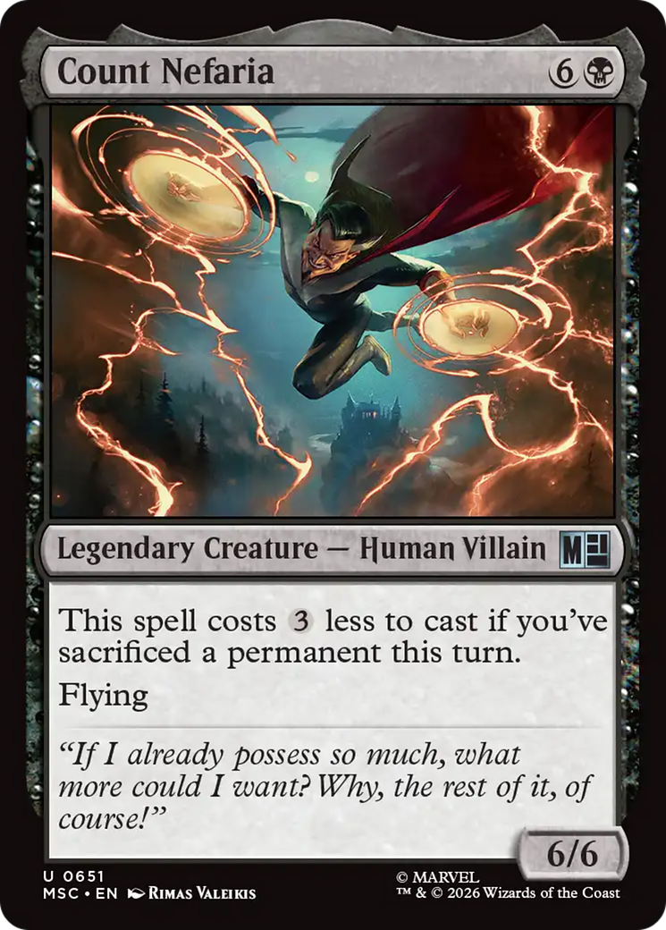 Count Nefaria [Marvel Super Heroes Commander] | Tabernacle Games