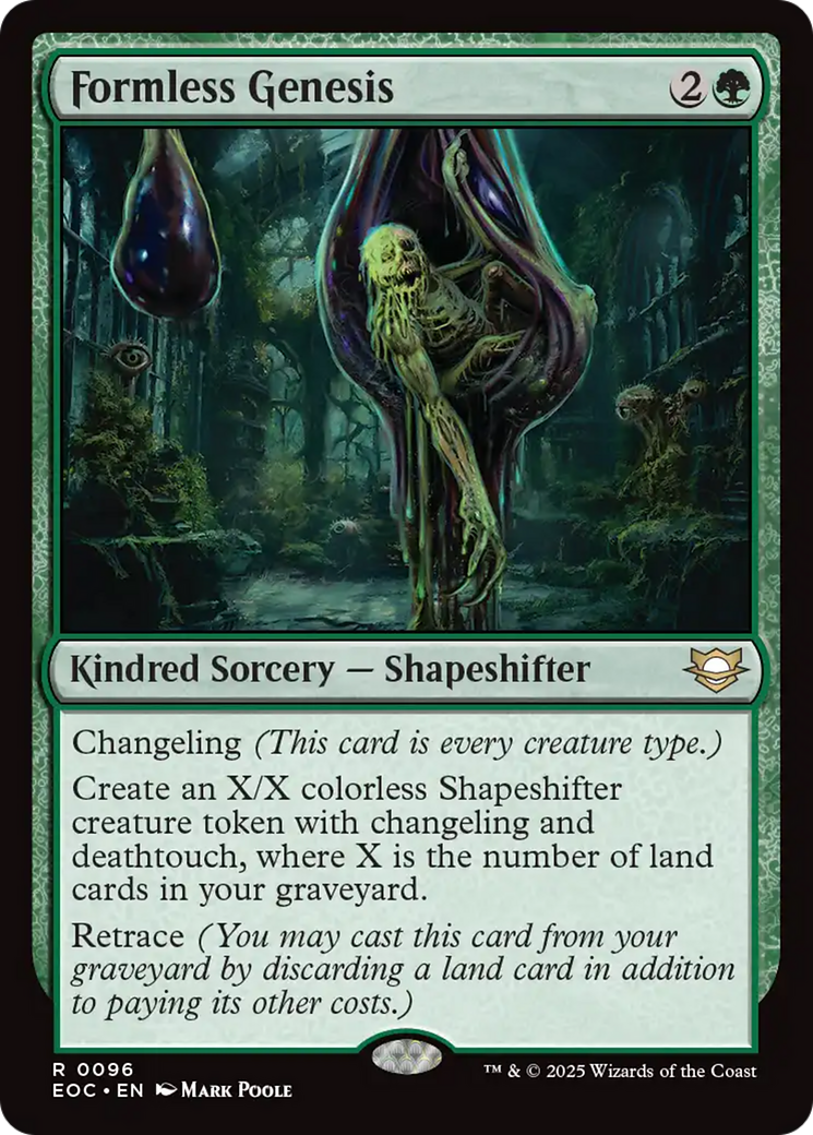 Formless Genesis [Edge of Eternities Commander] | Tabernacle Games