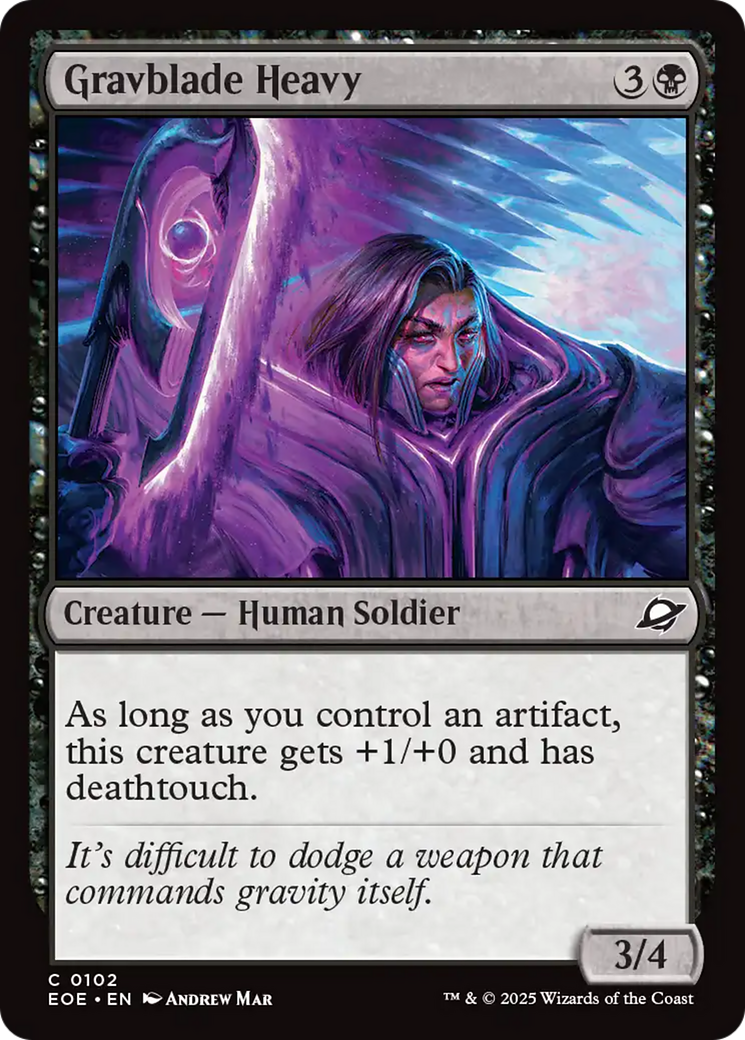 Gravblade Heavy [Edge of Eternities] | Tabernacle Games