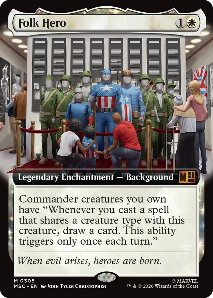 Folk Hero (Extended Art) [Marvel Super Heroes Commander] | Tabernacle Games