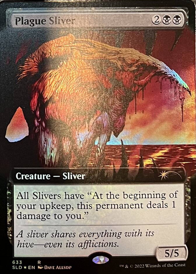 Plague Sliver (Extended Art) [Secret Lair Drop Promos] | Tabernacle Games