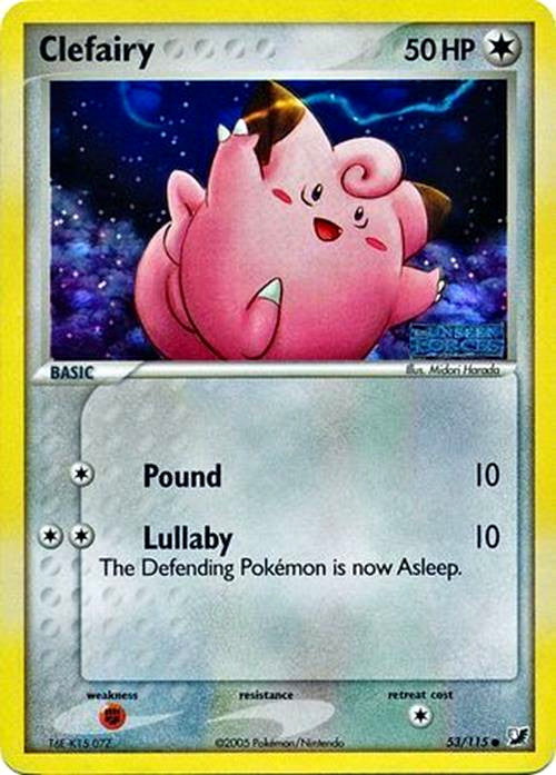 Clefairy (53/115) (Stamped) [EX: Unseen Forces] | Tabernacle Games