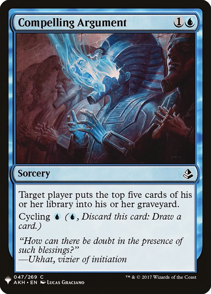 Compelling Argument [Mystery Booster] | Tabernacle Games