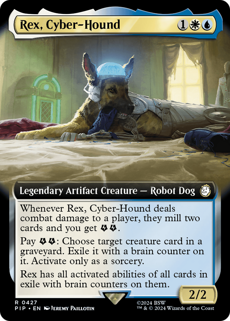 Rex, Cyber-Hound (Extended Art) [Fallout] | Tabernacle Games