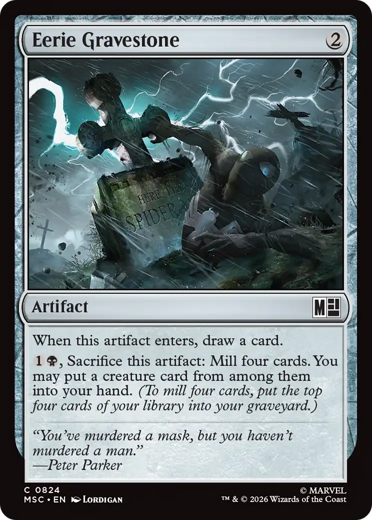 Eerie Gravestone [Marvel Super Heroes Commander] | Tabernacle Games