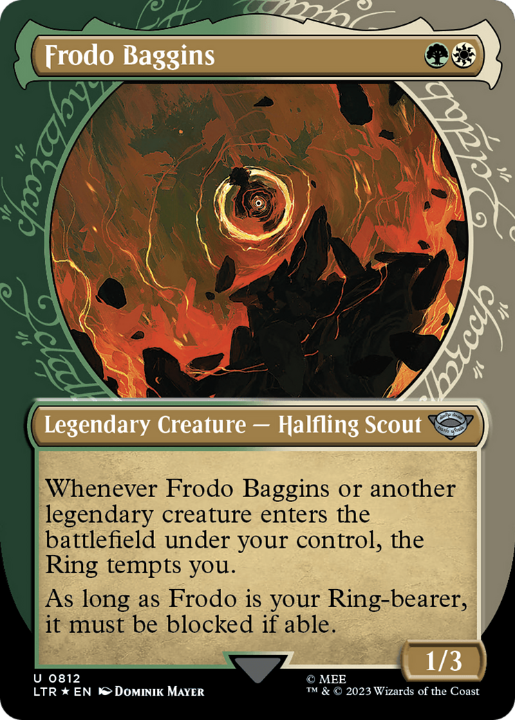 Frodo Baggins (Showcase) (Surge Foil) [The Lord of the Rings: Tales of Middle-Earth] | Tabernacle Games