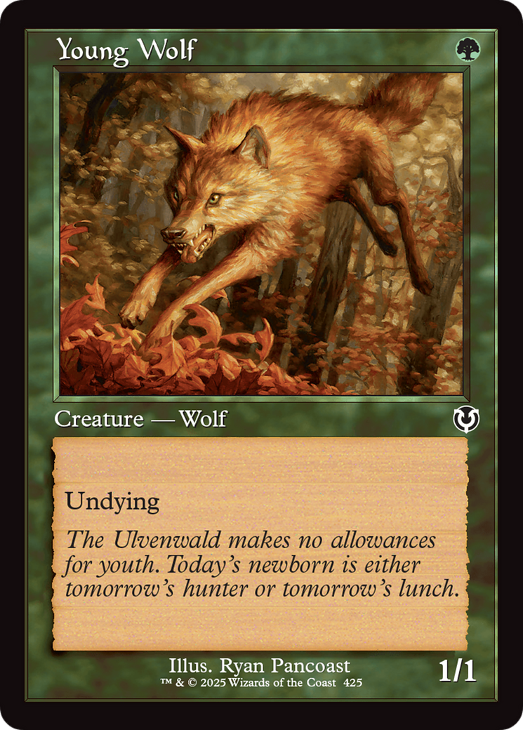 Young Wolf (Retro Frame) [Innistrad Remastered] | Tabernacle Games