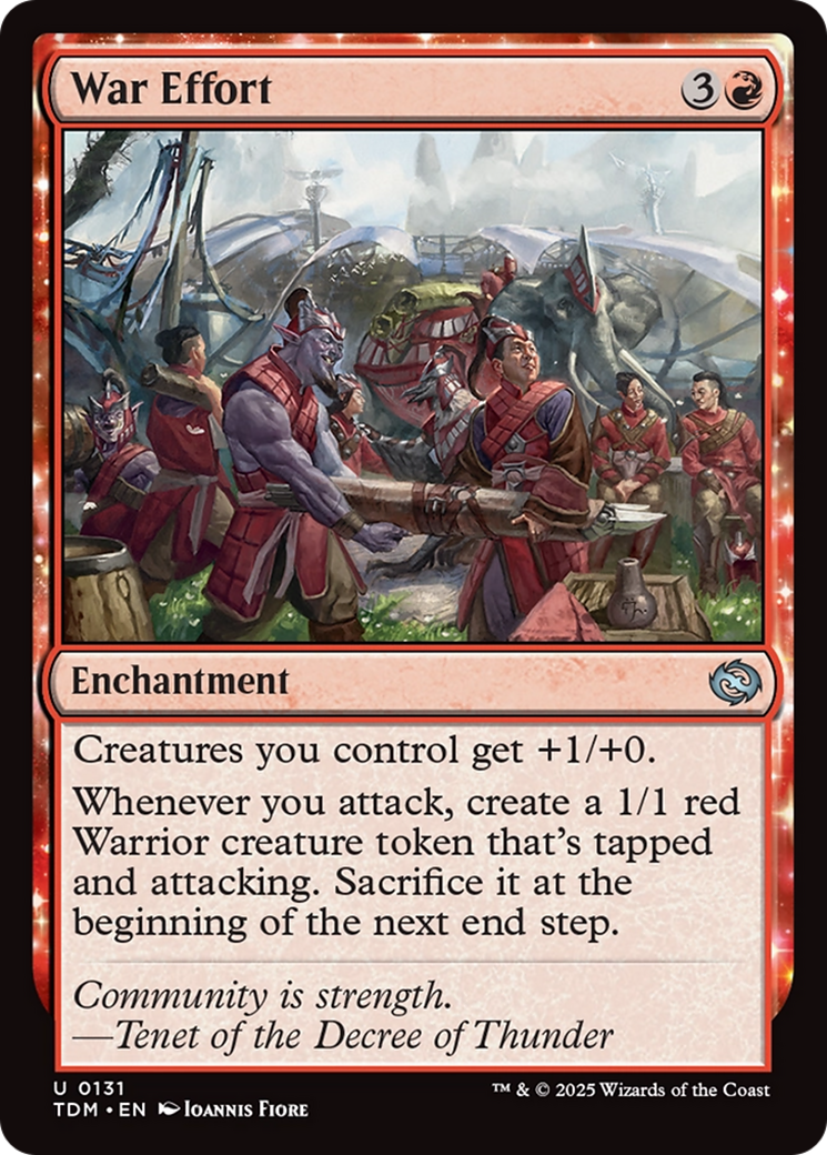 War Effort [Tarkir: Dragonstorm] | Tabernacle Games