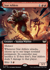 Star Athlete (Extended Art) [Duskmourn: House of Horror Commander] | Tabernacle Games