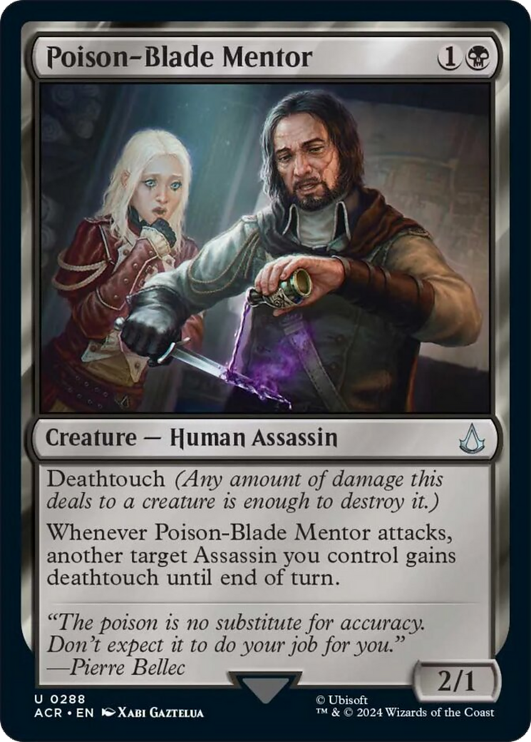 Poison-Blade Mentor [Assassin's Creed] | Tabernacle Games