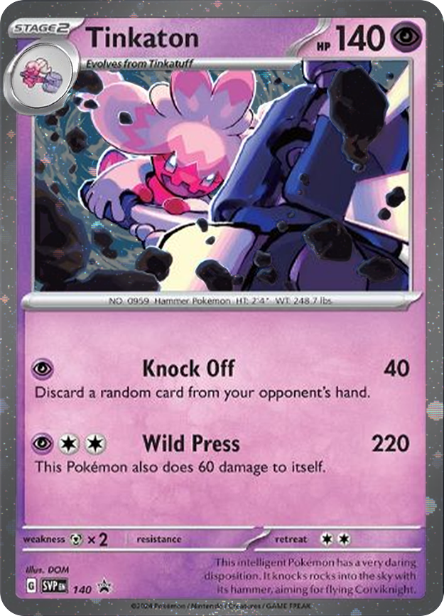 Tinkaton (SVP140) (Cosmos Holo) [Scarlet & Violet Promo Cards] | Tabernacle Games